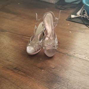 Silver heels